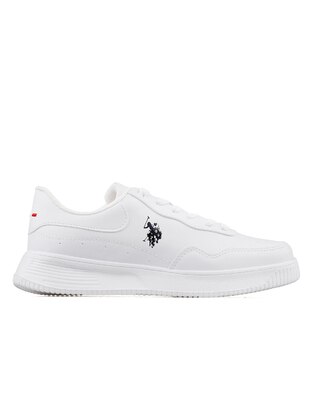 Casual - White - Faux Leather - Casual Shoes - Us. Polo Assn