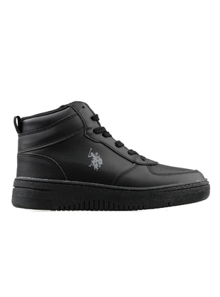 Casual - Black - Faux Leather - Casual Shoes - Us. Polo Assn