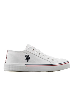 Casual - White - Faux Leather - Casual Shoes - Us. Polo Assn