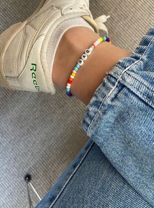 Multi Color - Anklet - İsabella Accessories