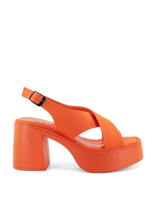 Orange - Sandal - GUJA