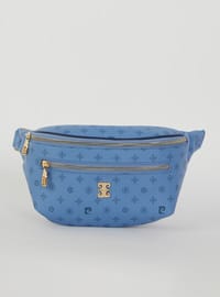 أزرق - حقيبة بحمالة طويلة - حقيبة الخصر