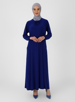 Saxe Blue - Unlined - Modest Dress - ZENANE
