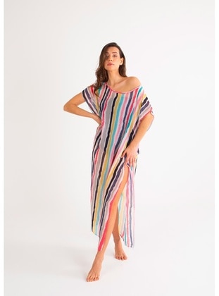 Multi Color - Beach Dress - Mayovera