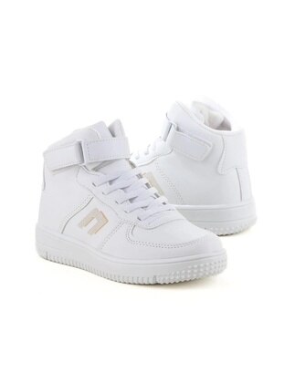 White - Flat - Kids Trainers - COOL