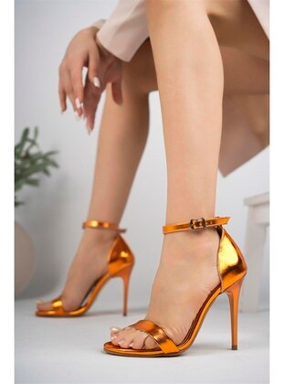 Orange - High Heel - Heels - Ayakkabı Fuarı