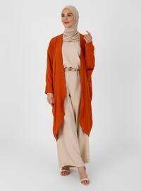 Brick Red - Unlined - Poncho