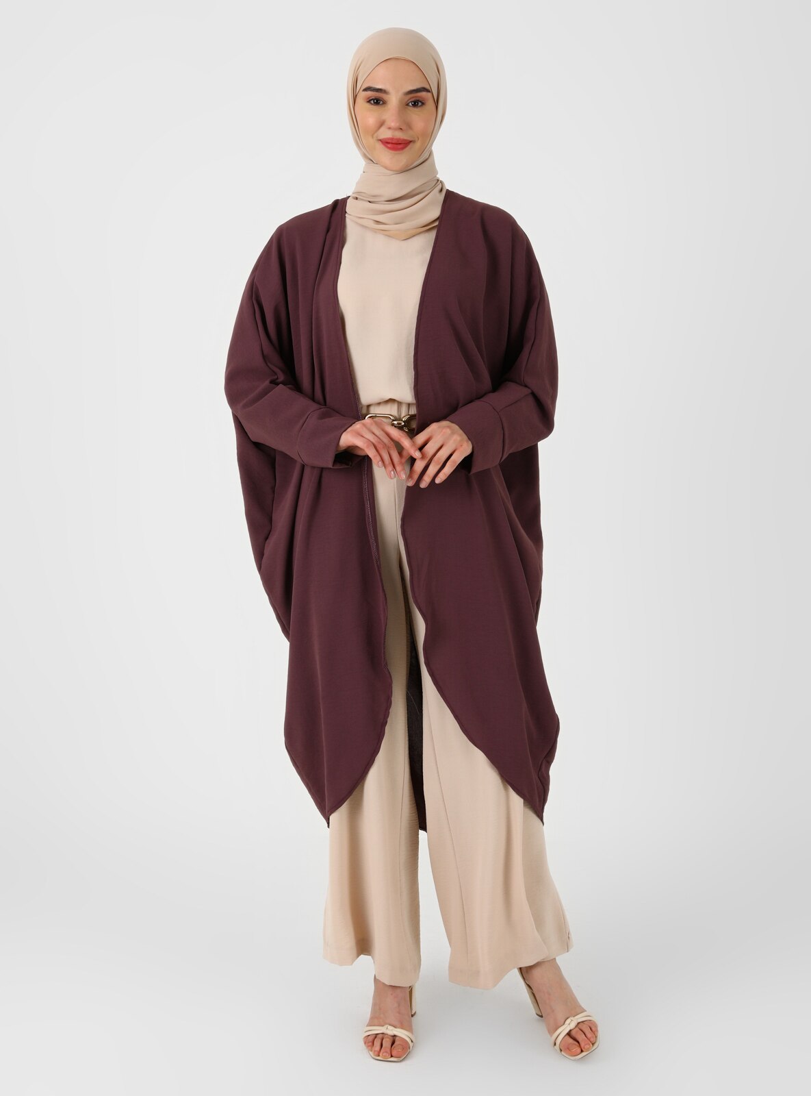 Lilac - Unlined - Poncho