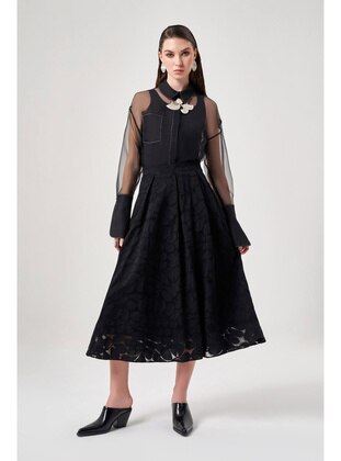 Black - Skirt - MIZALLE