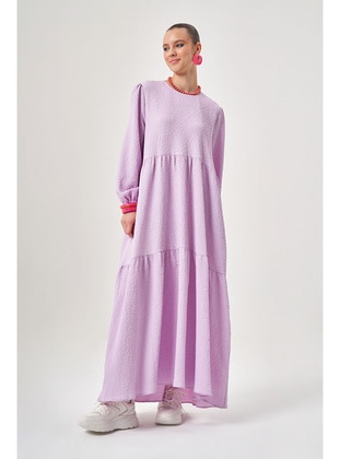 Lilac - Modest Dress - MIZALLE