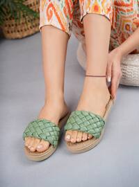 Turquoise - Sandal - Slippers