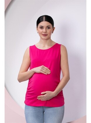 Fuchsia - Maternity Tunic / T-Shirt - Gör & Sin