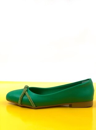 Green - Flat Shoes - EarthArt
