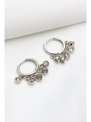 Silver color - Earring - Süspüs Accessories