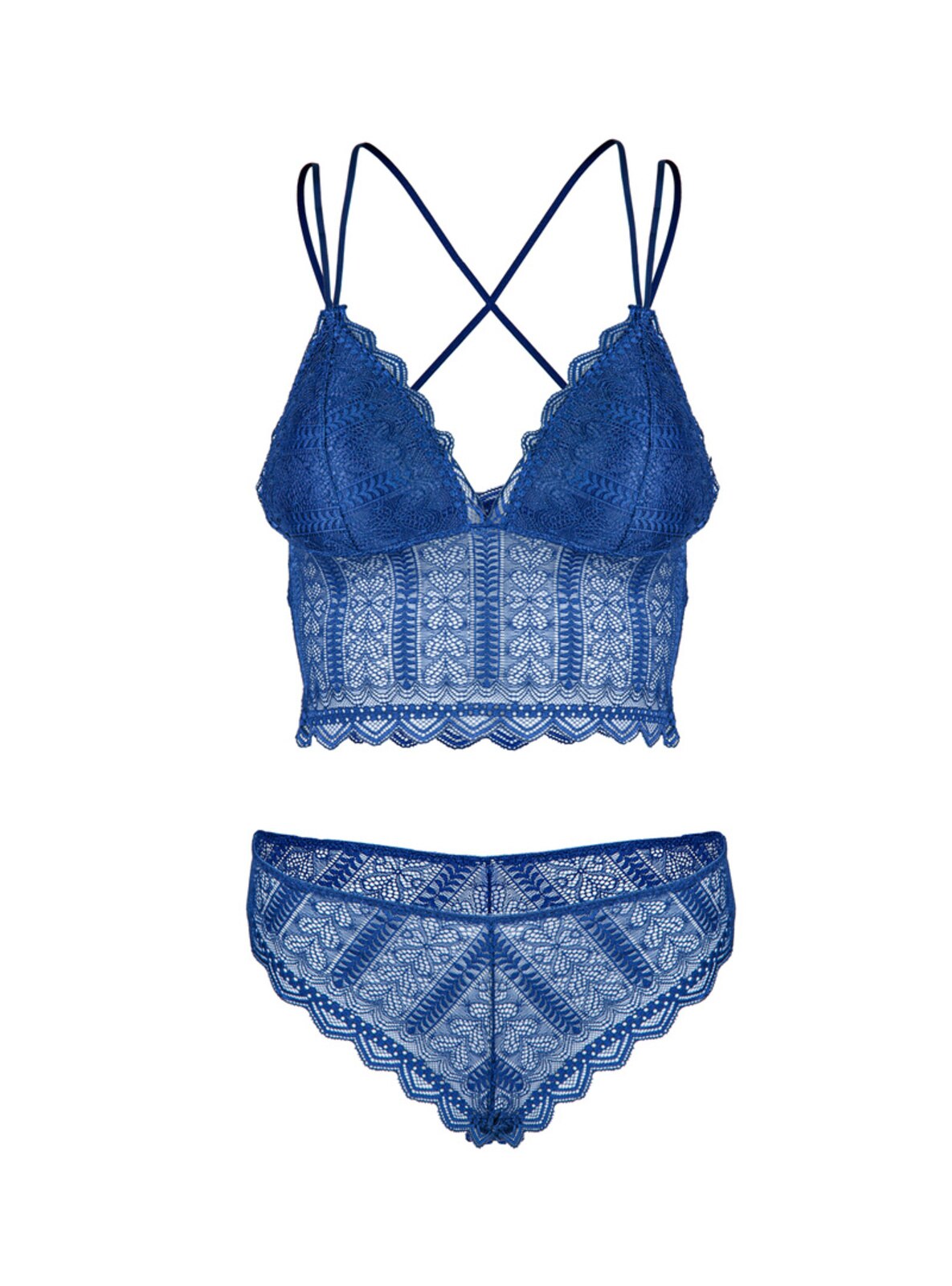 Navy Blue - Bra Set