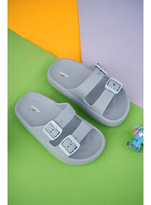Grey - Sandal - Slippers - Muggo