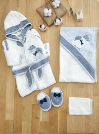 Grey - 1000gr - Child Towel & Bathrobe