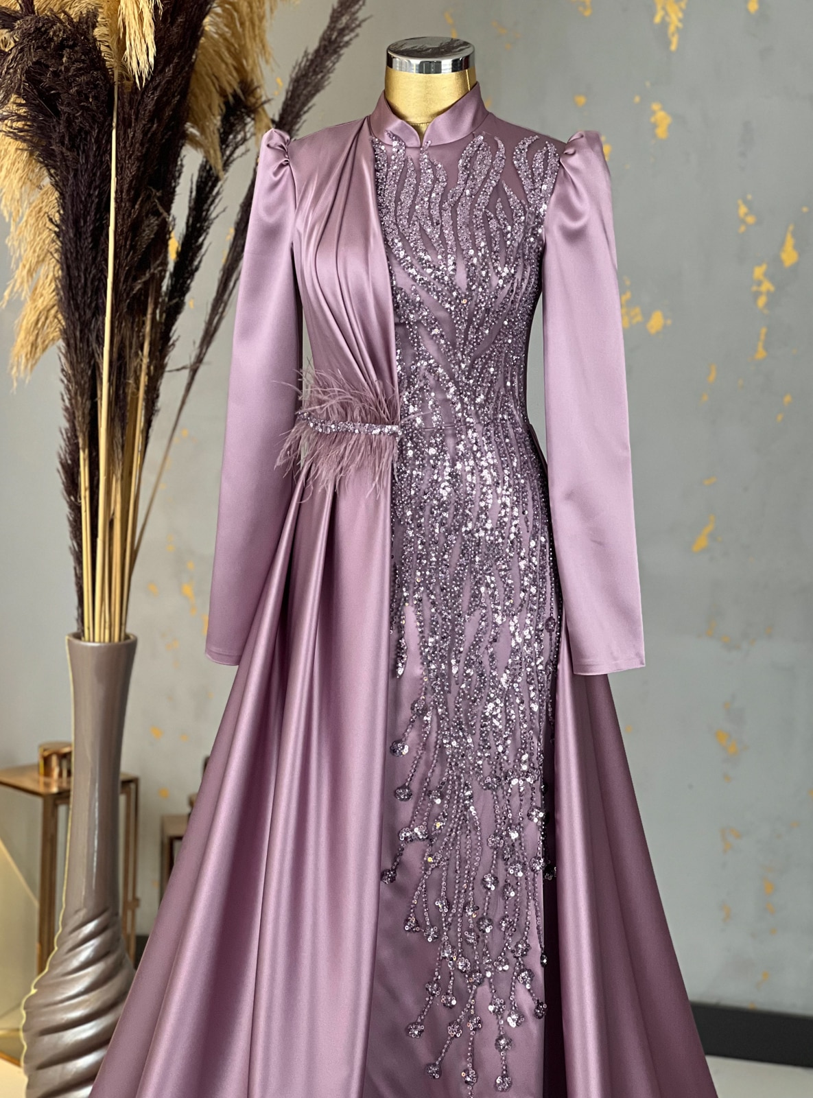 11+ Lilac Evening Dress