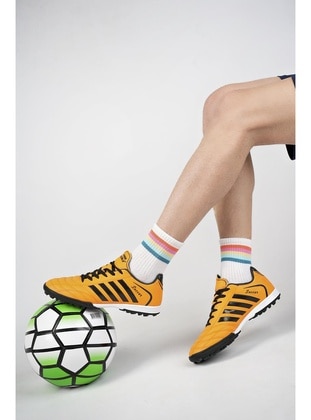 Orange - Football Boots - Sports Shoes - Muggo