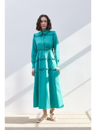 Mint Green - Modest Dress - Fahhar