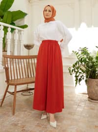 Brick Red - Unlined - Skirt