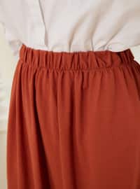 Tan - Unlined - Skirt