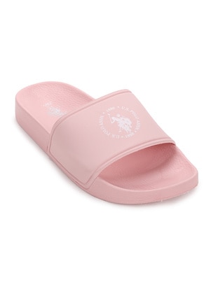 Flat Slippers - Powder Pink - Slippers - U.S. Polo Assn.