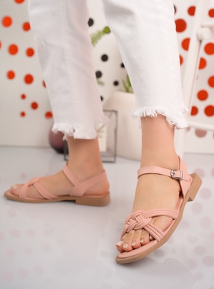 Powder Pink - Sandal - Sandal - Ayakkabı Havuzu