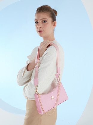 Pink - Satchel - Shoulder Bags - Pierre Cardin