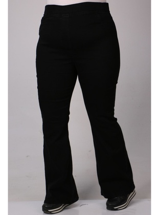 1000gr - Black - Plus Size Jeans - Eslina