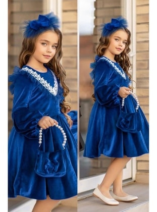 Riccotarz Blue Girls` Evening Dress