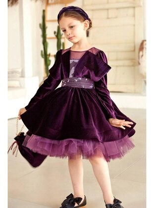Riccotarz Purple Girls` Dress