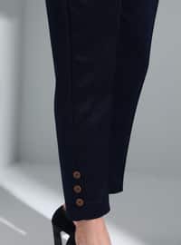 Navy Blue - Plus Size Pants