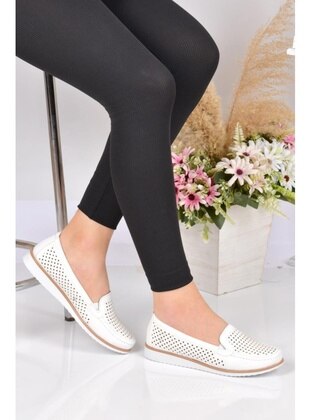 White - Casual Shoes - WANETTİ