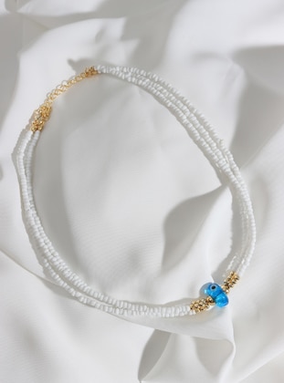 White - Necklace - Batı Accessories
