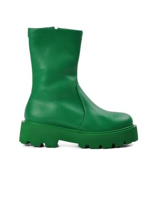 Green - Boots - Park Moda