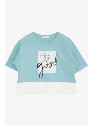Mint Green - Girls` T-Shirt - Breeze Girls&Boys