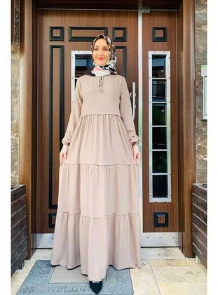 MODAPİNHAN Mink Modest Dress