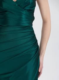 Fully Lined - Emerald - Evening Dresses