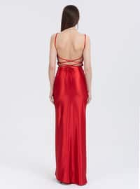 Fully Lined - Red - Evening Dresses