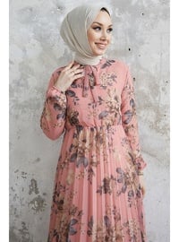 Powder Pink - Fully Lined - Modest Dress