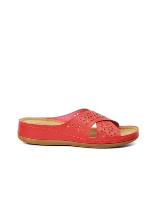Carlaverde Red Slippers