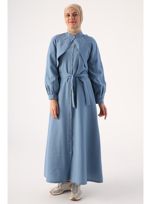 Blue - Modest Dress - ALLDAY