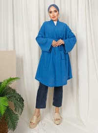 Unlined - Blue - Kimono