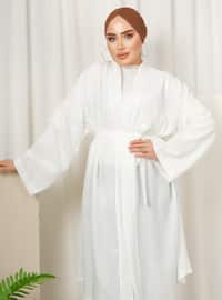 Unlined - White - Kimono