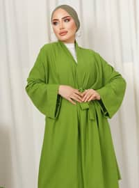 Unlined - Olive Green - Kimono