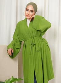 Unlined - Olive Green - Kimono