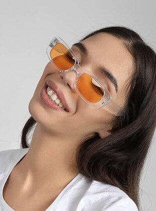 Orange - Sunglasses - Mathilda Aksesuar