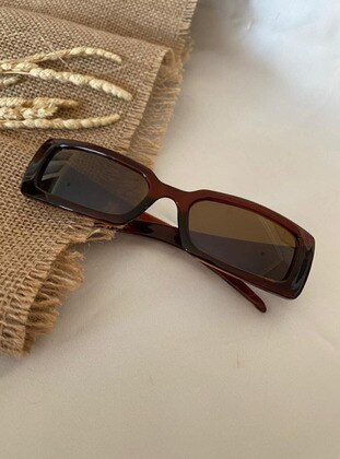 Brown - Sunglasses - Mathilda Aksesuar