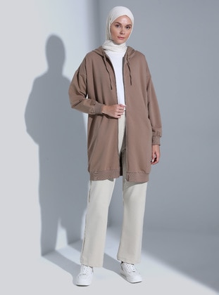Coat / Overcoat - Stone Color - Refka Basic